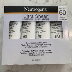 Ultra Sheer Dry-Touch Sunscreen SPF 60 - 4 Pack